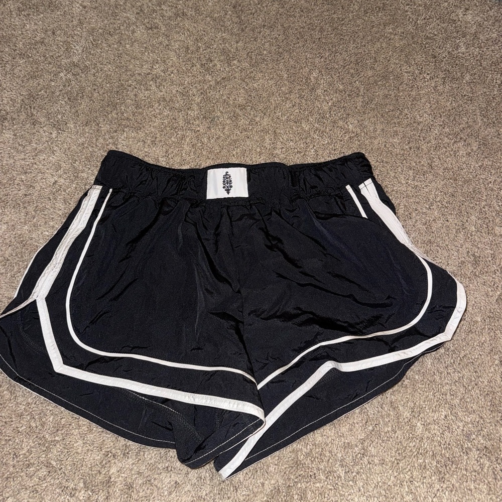 FP Movement by Free People Black and White Athletic Shorts
